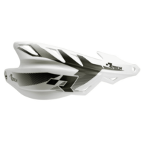 Rtech White Raptor Wrap Handguards - Includes Mounting Kit