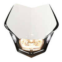 Rtech White V-Face Headlight with LED