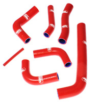 Samco Sport Ducati Red Radiator Hose Kit ST3 S 2004-2007 (DUC-15)