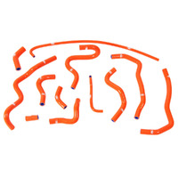 Samco Sport Harley Davidson Orange Radiator Hose Kit 1690 TRI GLIDE ULTRA FLHTCUTG 2014-2016 (HAR-2)