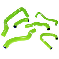 Samco Sport Kawasaki Green Radiator Hose Kit ZX 6 R 2009-2025 (KAW-31)