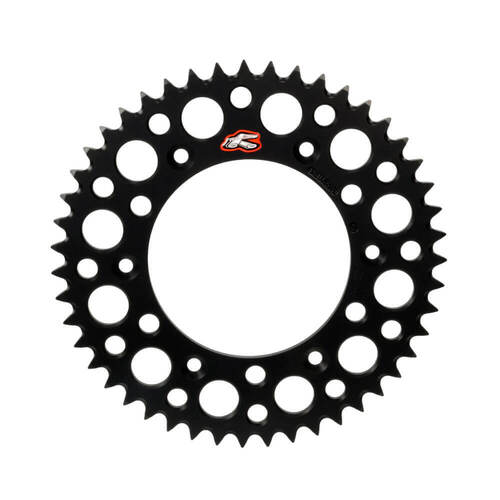 Renthal Kawasaki KX 450 X 2022-2024 (48T) Black Ultralight Grooved Dirt Rear Sprocket