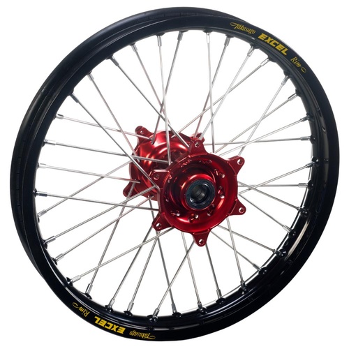 Ducati DESMO 450 MX 2025-2027 (19*2.15) Haan Red Hubs / Excel Black Rims Rear Wheel