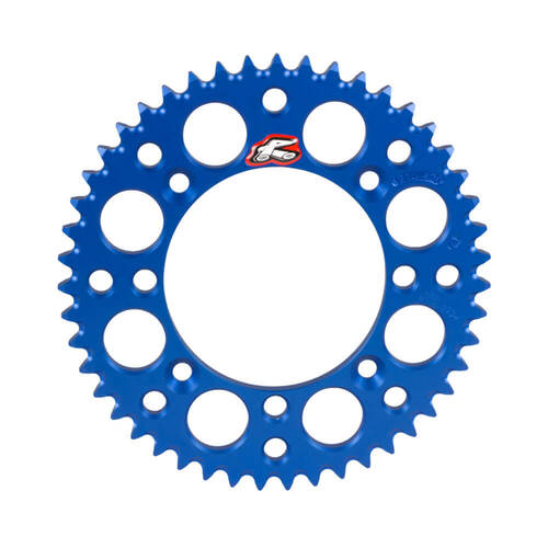 Renthal Yamaha YZ 65 2018-2026 (47T) Blue Ultralight Grooved Dirt Rear Sprocket