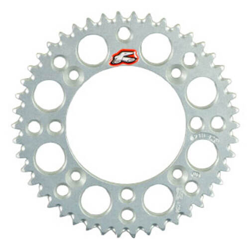 Renthal Suzuki Silver Ultralight Grooved Dirt Rear Sprocket RM 85 L 2002-2003 (53T)
