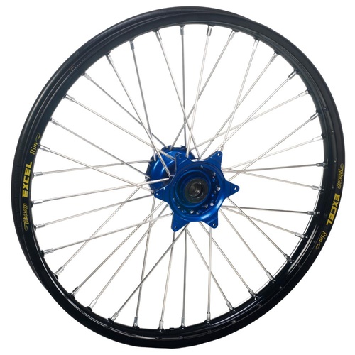 Husqvarna FC 250 2015-2027 (21*1.60) Haan Blue Hubs / Excel Black Rims Front Wheel