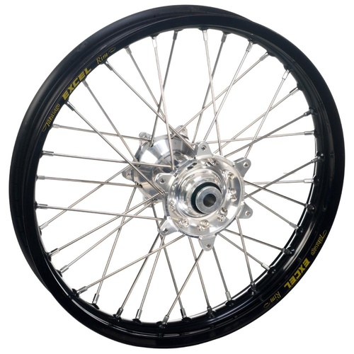 Husqvarna FC 250 2023-2027 (18*2.15) Haan Silver Hubs / Excel Black Rims Rear Wheel
