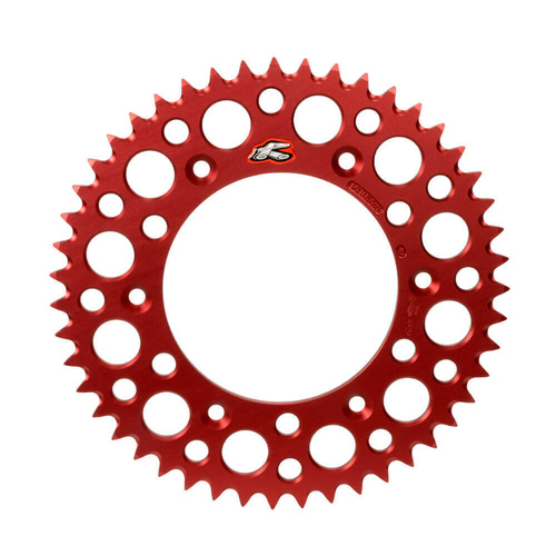 Renthal Beta EVO 250 4T 2009-2013 (44T) Red Ultralight Grooved Dirt Rear Sprocket