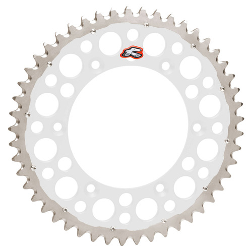 Renthal Twinring Honda Silver Grooved Dirt Rear Sprocket CRF 450 RL 2021-2024 (52T)