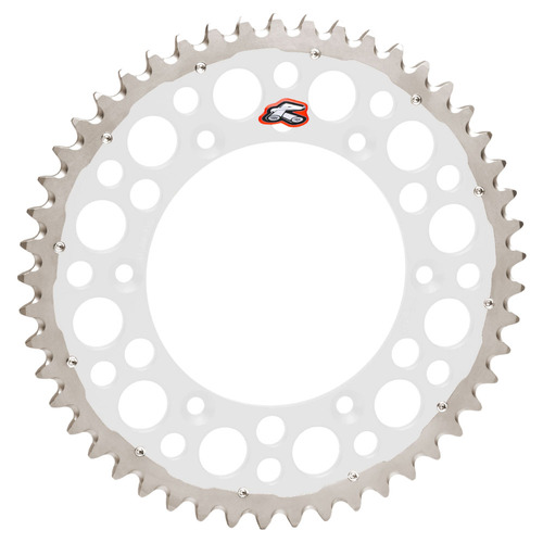 Renthal Twinring Yamaha Silver Grooved Dirt Rear Sprocket