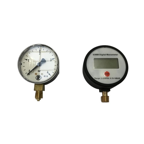 KYB Kawasaki KX 450 F 2013-2014 Manometer Analog 0-4 Bar