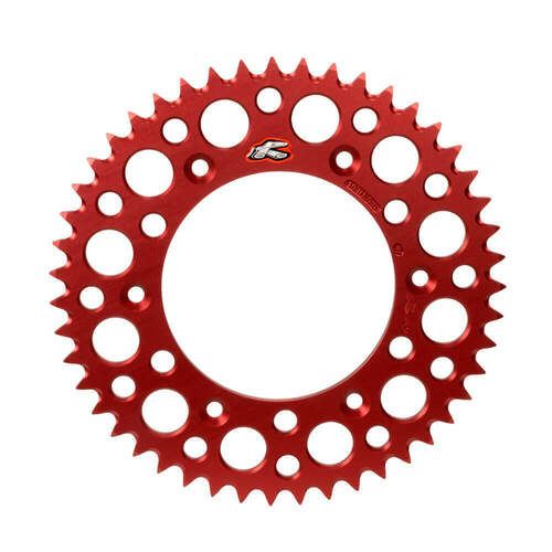 Renthal Honda CR 250 R 1984-2008 (47T) Red Ultralight Grooved Dirt Rear Sprocket