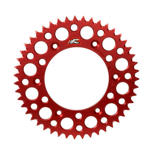 Renthal Honda CRF 230 F 2012-2017 (49T) Red Ultralight Grooved Dirt Rear Sprocket