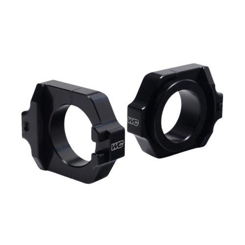 Works Connection Honda CR 125 R 2000-2007 Black Axle Blocks