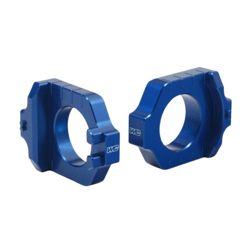 Works Connection Suzuki RM-Z 450 2005-2026 Blue Axle Blocks