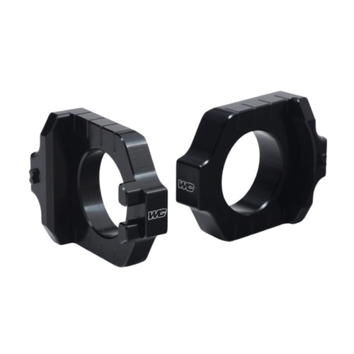 Works Connection Kawasaki KX 250 X 2020-2025 Black Axle Blocks