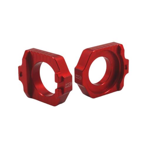 Works Connection Husqvarna Red Axle Blocks FC 450 ROCKSTAR EDITION 2018-2021
