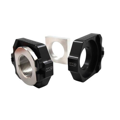 Works Connection Gas Gas Black Axle Blocks MC 250 2024