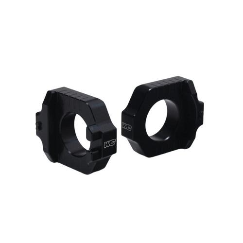 Works Connection Yamaha Black Axle Blocks YZ 450 FX 2016-2024