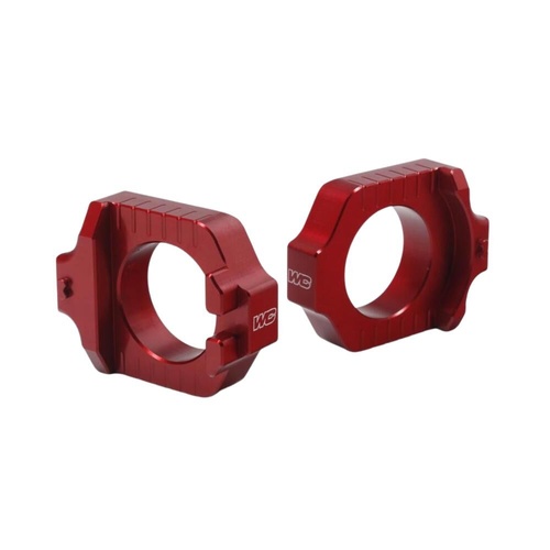 Works Connection Yamaha YZ 450 FX 2024-2025 Red Axle Blocks