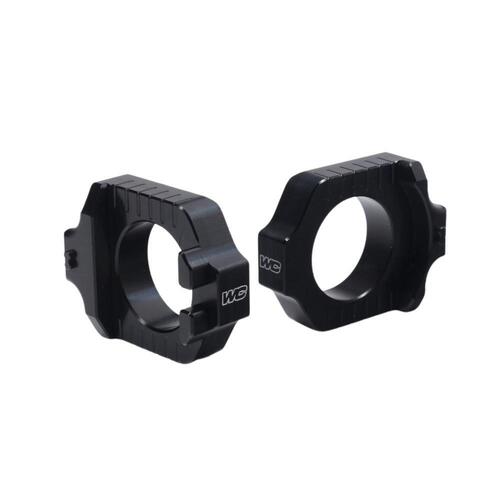 Works Connection Yamaha Black Axle Blocks YZ 450 F 2010-2024