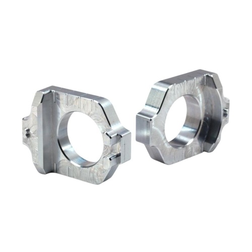 Works Connection Kawasaki KX 450 X 2020-2023 Silver Axle Blocks