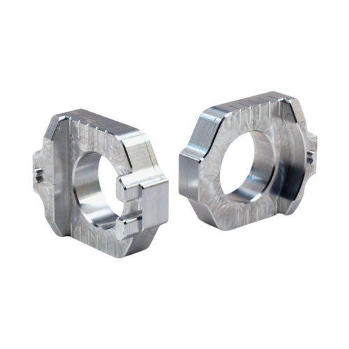 Works Connection Yamaha YZ 125 2002-2025 Silver Axle Blocks