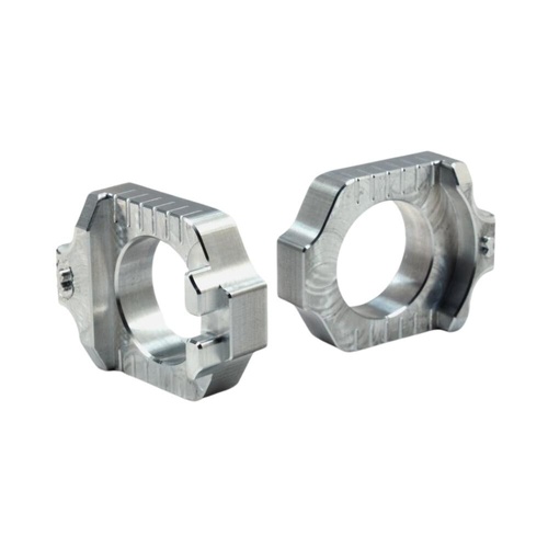 Works Connection Yamaha YZ 450 F 2010-2025 Silver Axle Blocks