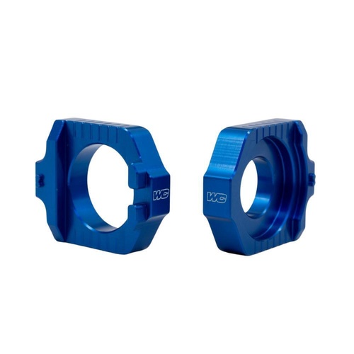 Works Connection KTM 500 EXC-F 2012-2023 Blue Axle Blocks