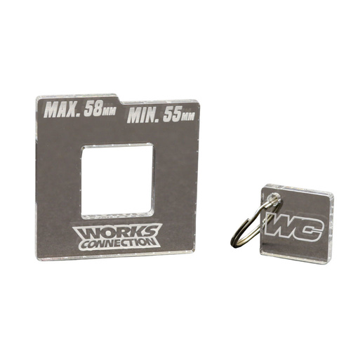 Works Connection KTM 450 MXC 2003-2005 Chain Gauge (55mm-58mm)