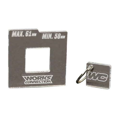 Works Connection Husqvarna Chain Gauge FC 250 ROCKSTAR EDITION 2022-2024 (58mm-61mm)