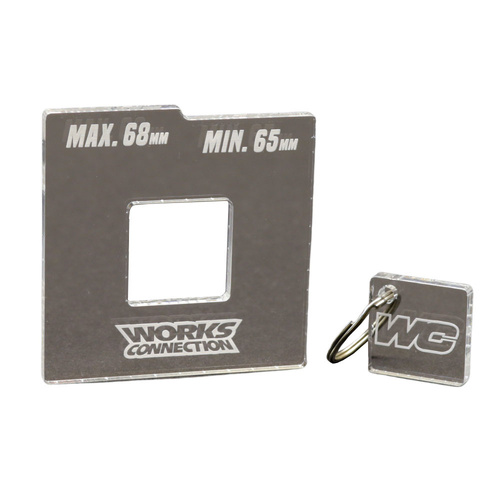 Works Connection KTM 450 SX-F 2007-2026 Chain Gauge (65mm-68mm)