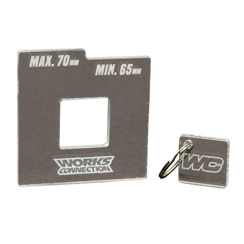 Works Connection Honda CRF 450 RWE 2021-2025 Chain Gauge (65mm-70mm)