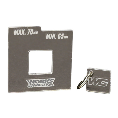 Works Connection KTM 450 MXC 2003-2005 Chain Gauge (65mm-70mm)