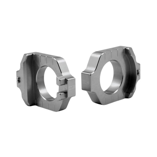 Works Connection Suzuki RM-Z 250 2004-2025 Grey Axle Blocks