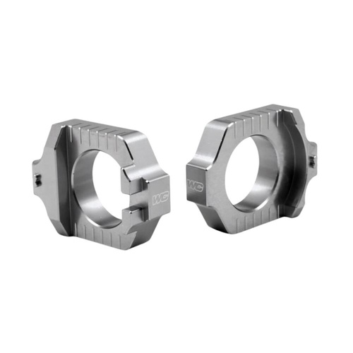 Works Connection Yamaha YZ 450 FX 2024-2025 Grey Axle Blocks