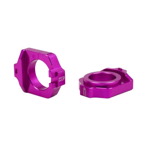 Works Connection Honda CRF 250 R 2009-2025 Purple Axle Blocks
