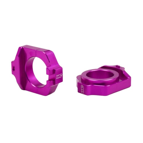 Works Connection Yamaha WR 450 F 2011-2023 Purple Axle Blocks
