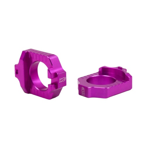 Works Connection Yamaha YZ 250 F 2012-2025 Purple Axle Blocks