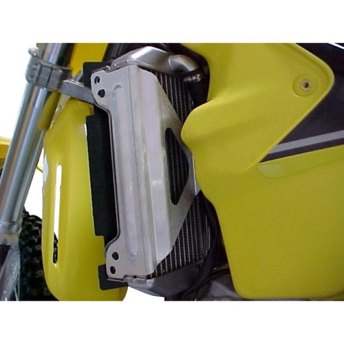 Works Connection Suzuki RM 250 2001-2008 Silver Radiator Braces