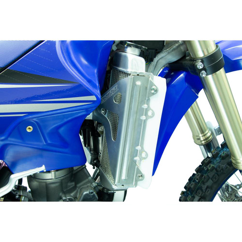 Works Connection Yamaha Silver Radiator Braces YZ 250 2002-2024