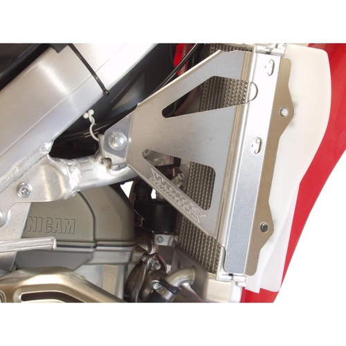 Works Connection Honda CRF 450 R 2008 Silver Radiator Braces