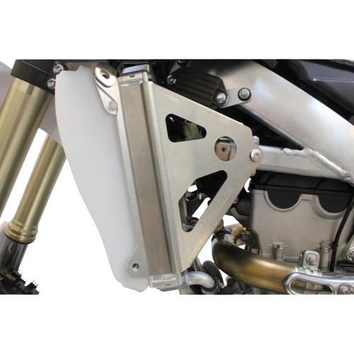 Works Connection Yamaha YZ 450 F 2018-2022 Silver Radiator Braces