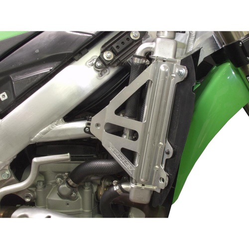 Works Connection Kawasaki KX 450 F 2010-2011 Silver Radiator Braces