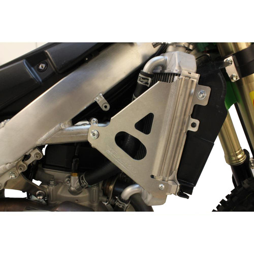 Works Connection Kawasaki Silver Radiator Braces KX 250 F 2021-2024
