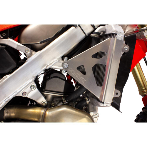 Works Connection Honda CRF 450 RWE 2021-2024 Silver Radiator Braces
