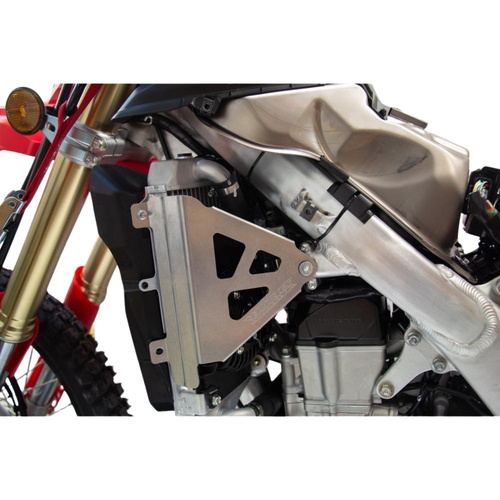 Works Connection Honda CRF 450 RL 2019-2025 Silver Radiator Braces