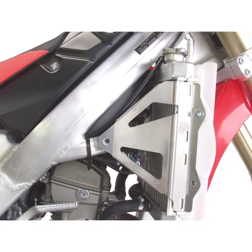 Works Connection Honda CRF 250 R 2006-2009 Silver Radiator Braces