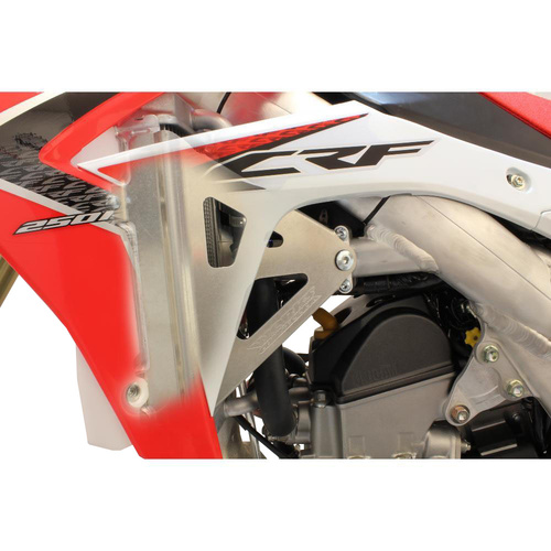 Works Connection Honda CRF 250 R 2014-2017 Silver Radiator Braces
