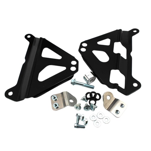 Works Connection Yamaha YZ 250 FX 2015-2019 Black Radiator Braces